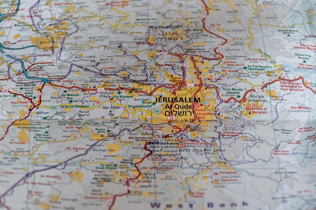 About The Topographical Map of Israel