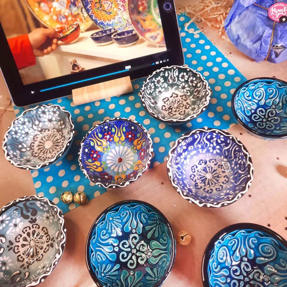 Genesi Box Colorful Pottery Ceramic Bowls